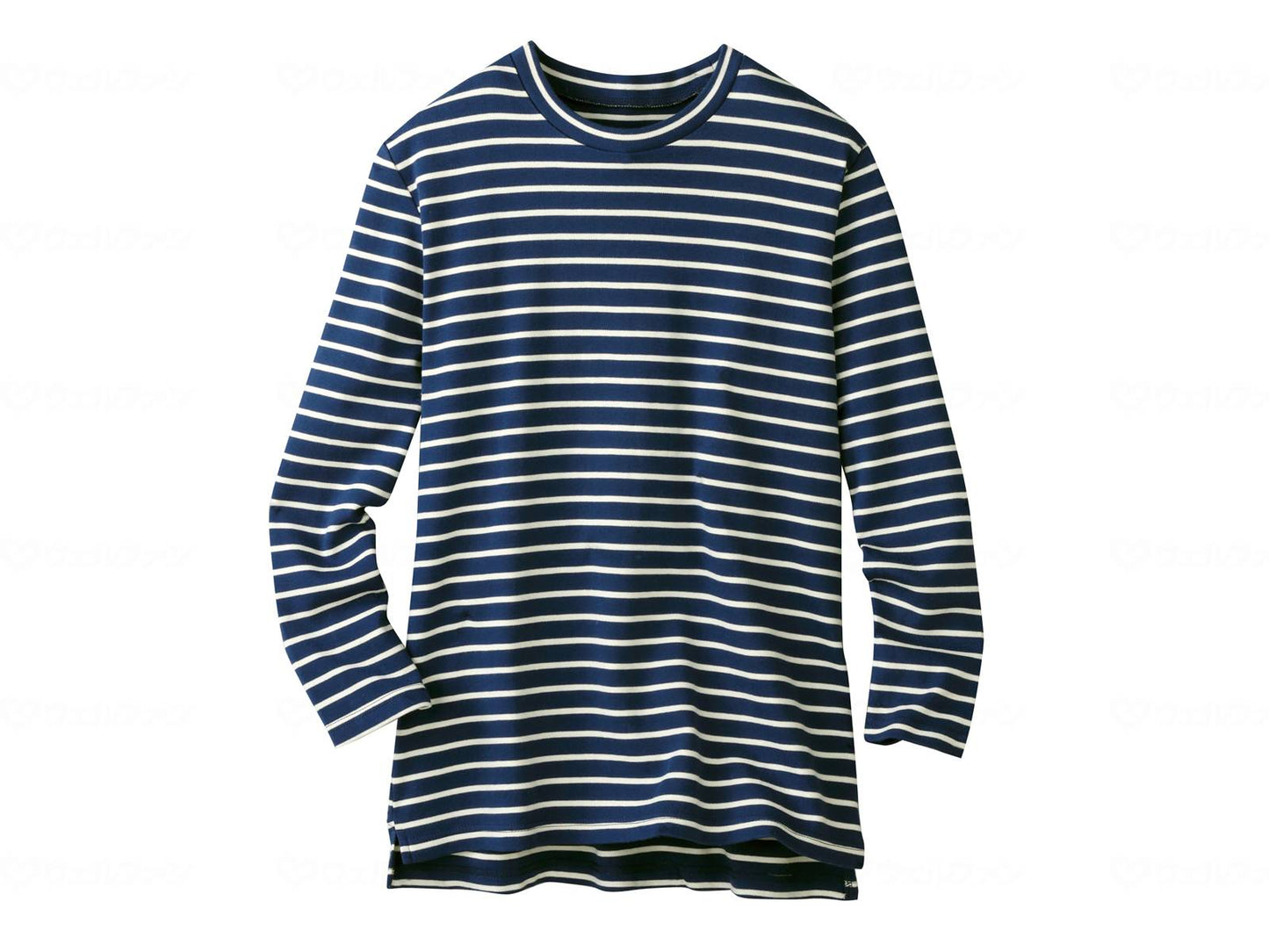 Servan 100% cotton smooth border pattern pajamas, navy, LL
