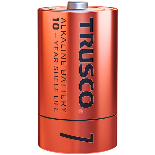 ＴＲＵＳＣＯ　アルカリ乾電池　１０年　単１　（２本入）　TLR20GPL-2S　1 PK