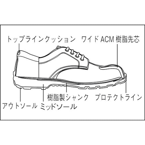 シモン　安全靴　短靴　ＢＺ１１−Ｗ　２３．５ｃｍ　BZ11W-23.5　1 足