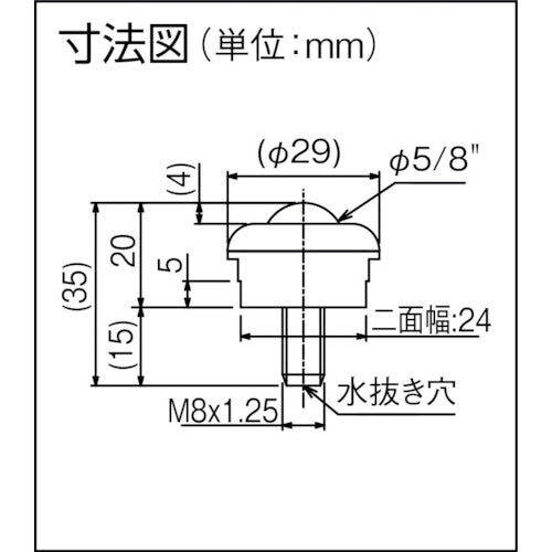 ＩＳＢ　上向用ボールキャスター　イグチベアー　ＩＰ−１６ＮＢ　導電超高分子量製　IP-16NB　1 個