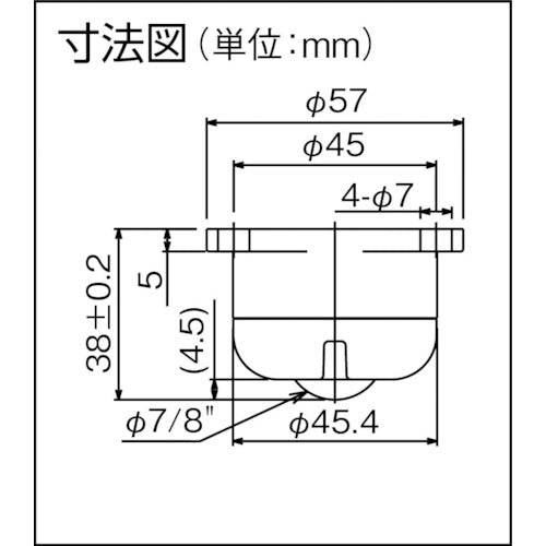 ＩＳＢ　オール樹脂製下向きイグチベアー　IPK-22　1 個