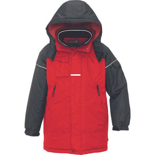 アイトス　防寒コート　レッドＭ　AZ-6060-009-M　1 着