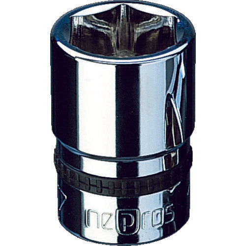nepros 12.7sq. 소켓(육각) 대변 치수 17mm 전장 34mm NB4-17 1개