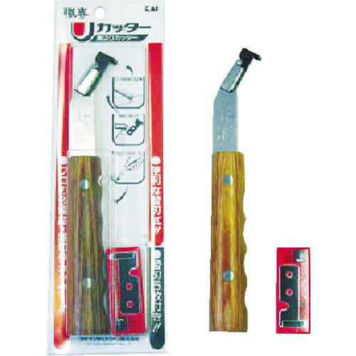 貝印刃物　Ｕ溝切り　カッター本体（替刃５枚付）　UC-28　1 本