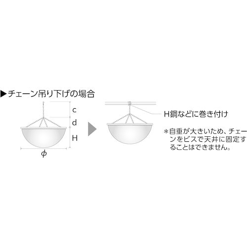 Ｋｏｍｙ　ドームミラー＜十字路専用＞１０４３Φ　D100　1 個