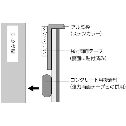 Ｋｏｍｙ　ＦＦミラー車出口＜接着タイプ＞　３２０×２５０　F33　1 個