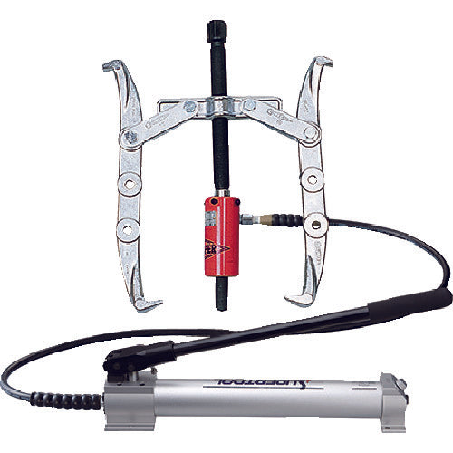 スーパー　２本爪油圧プーラセット（油圧ポンプＨＰ５００ＡＮ・ホースＨＨ２Ｎ・シリンダＧＰＣ１５１８）最大使用外径：３７５　GLP15　1 Ｓ