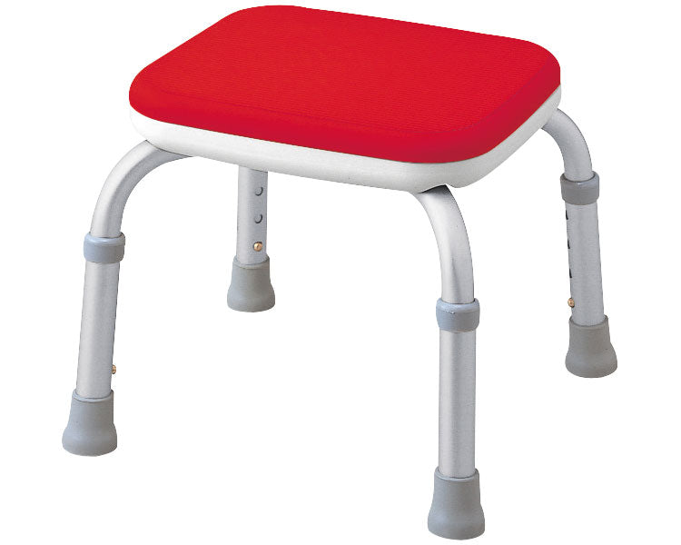 安寿　シャワーベンチMini-S　背なし / 536-213　レッド　1