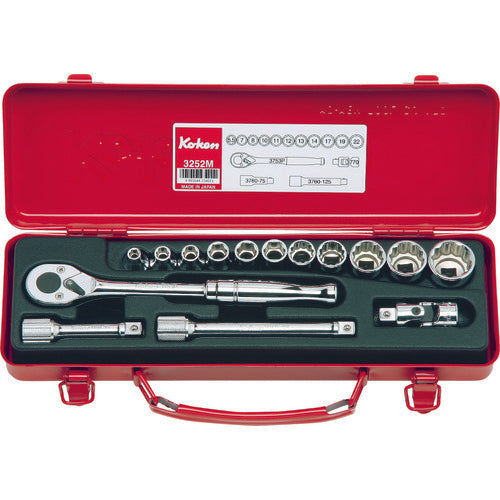 Ko-ken 소켓 세트 삽입 각 9.5mm 3252M 1 S