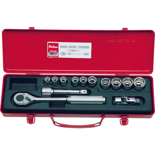 Ko-ken 소켓 세트 삽입 각 12.7mm 4222M 1 S
