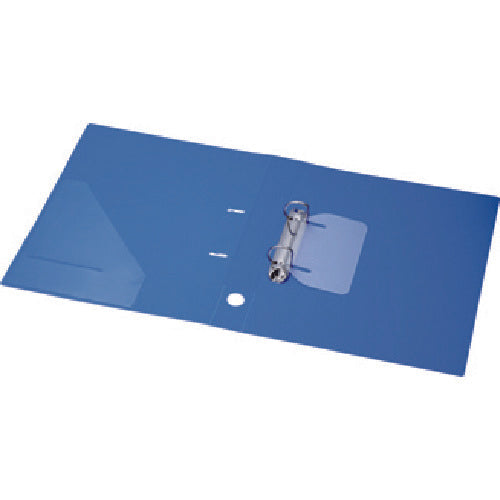 ＫＩＮＧ　ＪＩＭ　シンプリ−ズ　Ｄリングファイル　Ａ４タテ型　青　とじ厚２５ｍｍ　２５０枚　表紙ポケット付き　651SP-B　1 冊