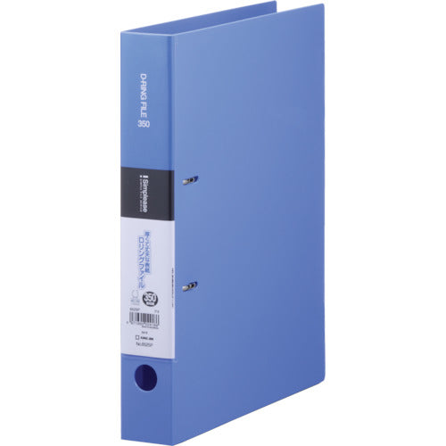 ＫＩＮＧ　ＪＩＭ　シンプリ−ズ　Ｄリングファイル　Ａ４タテ型　青　とじ厚３２ｍｍ　３２０枚　表紙ポケット付き　652SP-B　1 冊