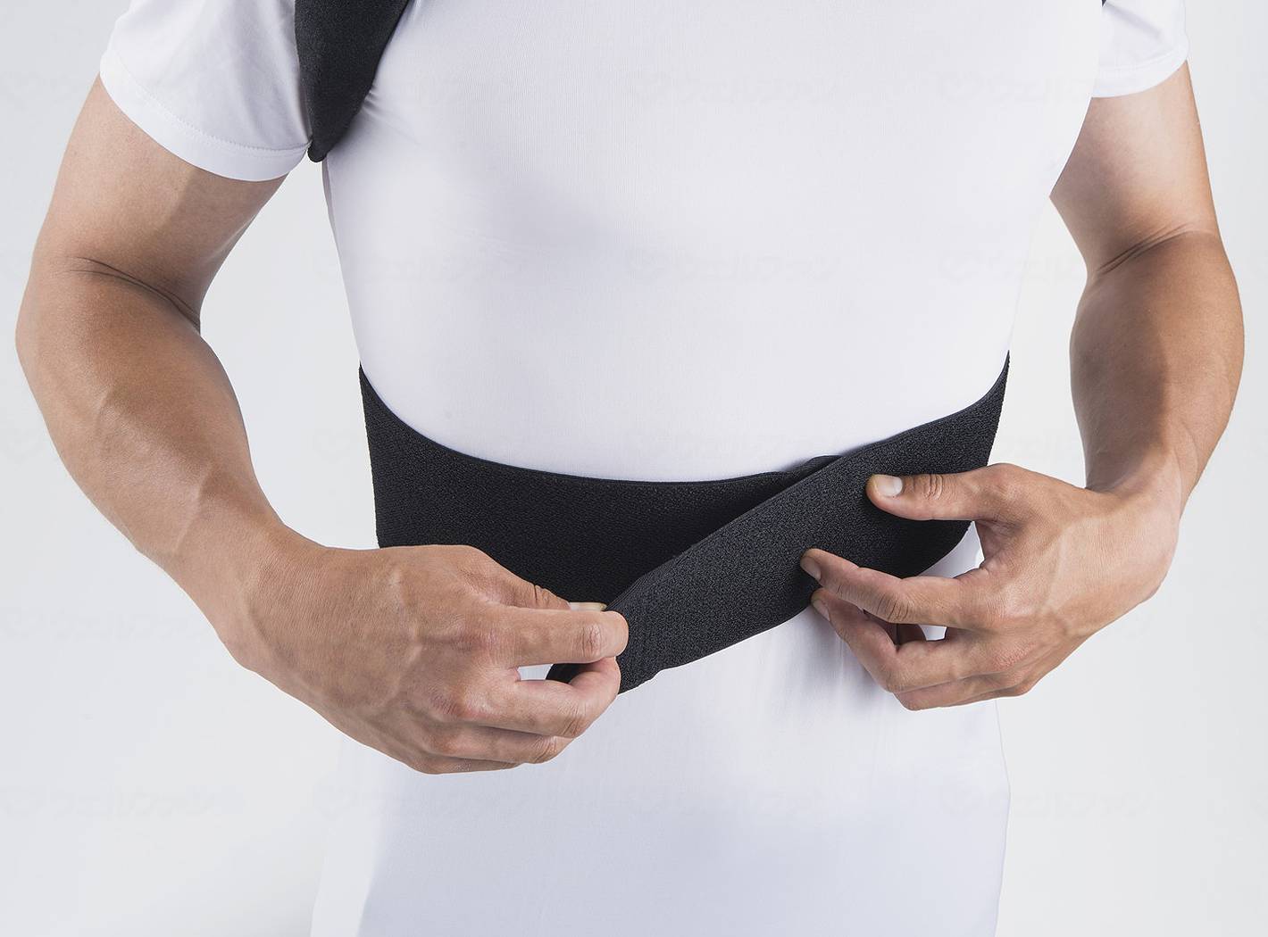 Marukou Sangyo Posture Support Belt Black S