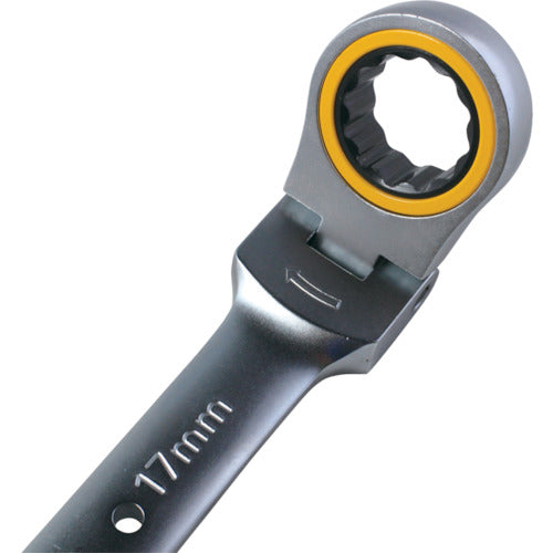 ＴＯＰ　首振りラチェットコンビ　１５ｍｍ　FRC-15　1 丁