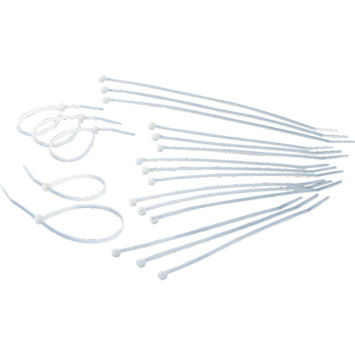 TRUSCO Cable Tie Width 4.6mm x 350mm Maximum bundling φ92 100 pieces TRCV-350 1 bag