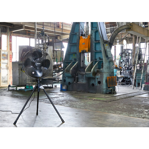 TRUSCO 전폐식 수지 하네 공장 부채 팩토리 팬 스탠드 타입 FAFP-45S 1대