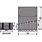 ＴＯＮＥ　ロール型ツールケース　布袋　幅３９０×高さ４８０ｍｍ　７ポケット　BNRM7L　1 個