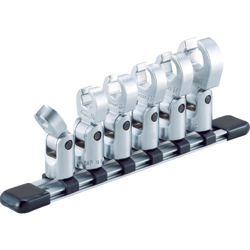 ＴＯＮＥ　フレックスクロウフットレンチセット（ホルダー付）　６ｐｃｓ　HSCF306F　1 Ｓ