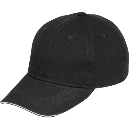Kajimeiku Cotton Brim Sand Cap Black Free Size 6526-91-F 1 pc