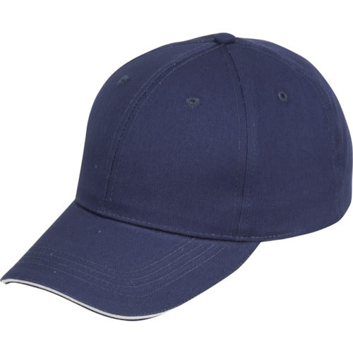 Kajimeiku Cotton Brim Sand Cap Navy Free Size 6526-55-F 1 pc