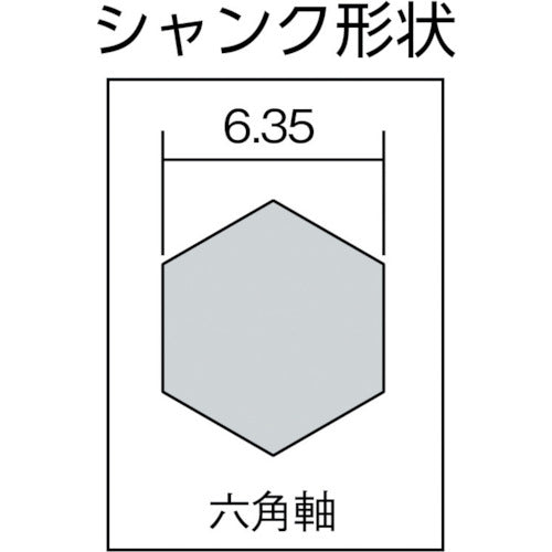 大見　切抜用ドリル　板金ガルバビット　GB3.5　1 本