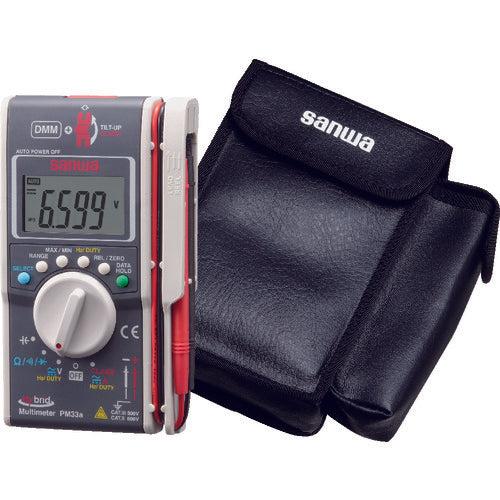 SANWA 하이브리드 미니 테스터 케이스 부착(멀티미터+클램프 미터) PM33AC 1대