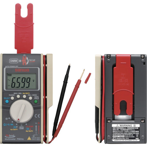 SANWA 하이브리드 미니 테스터 케이스 부착(멀티미터+클램프 미터) PM33AC 1대