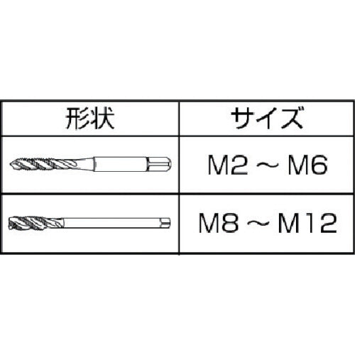 Yamawa Spiral Tap for Aluminum Materials AL+SP P3 M4X0.7 ALSP-M4 1 Piece