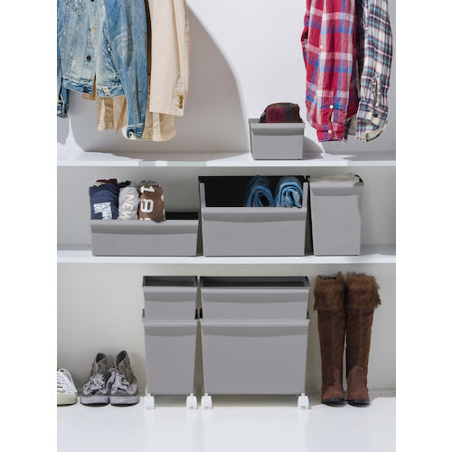 吉川国工業所　収納ケース　ＪＴＲ−０３　“コンテナーワイド”（フタ）　ＧＹ　228341　1 枚