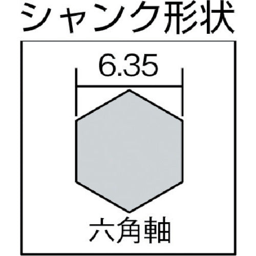 大西　六角軸サイディング用ドリル　刃径２．５ｍｍ　NO51-25　1 本