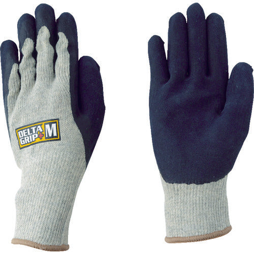 Kawanishi Natural Rubber Backless Gloves, Anti-Slip Gloves, Delta Grip Plus, LL Size, 2528-LL, 1 Pair