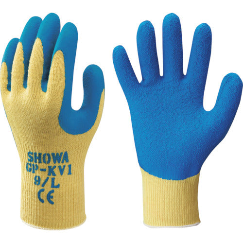SHOWA [Sold out and discontinued] Cut-resistant gloves GP-KV1 Natural rubber palm coating XL size GP-KV1-XL 1 pair