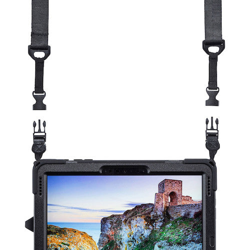 SANWA SurfaceGo2 내충격 케이스(핸들, 스탠드, 숄더 벨트 부착) PDA-SF7BK 1개