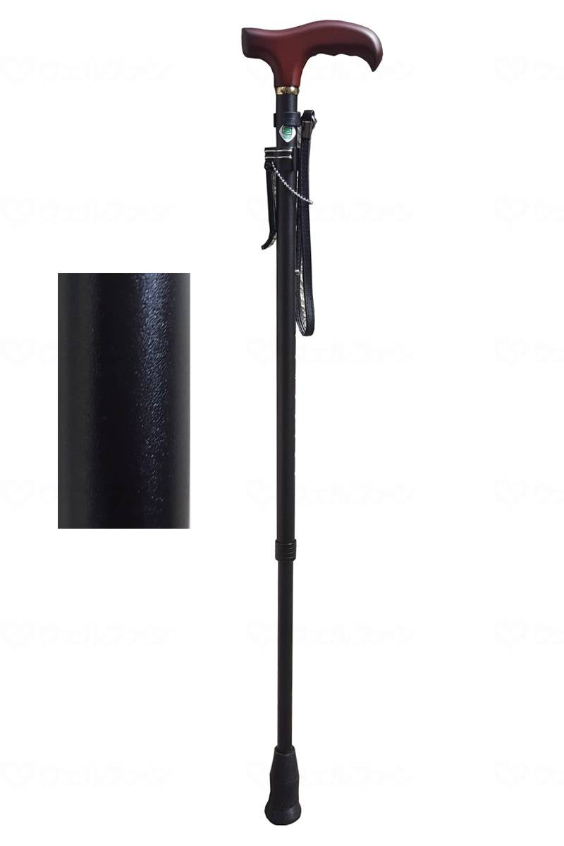 オムニクス源義杖ｼﾘｰｽﾞ　ﾗｸｰﾝｽﾃｯｷ伸縮 ﾌﾞﾗｯｸ