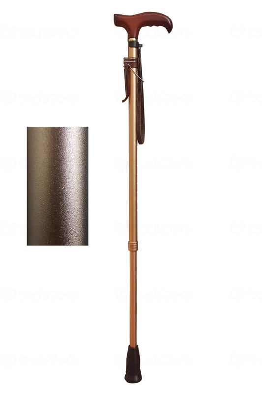 オムニクス源義杖ｼﾘｰｽﾞ　ﾗｸｰﾝｽﾃｯｷ伸縮 ｺﾞｰﾙﾄﾞ