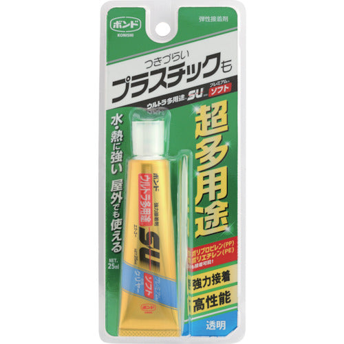 コニシ　ボンドウルトラ多用途ＳＵプレミアムソフト　２５ｍｌ　透明　05141　1 本