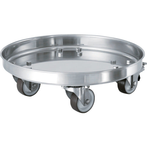 ＭＯＮＯＶＡＴＥ　タンク運搬用ステンレス台車　ＳＵＳウレタン車　適用サイズ３６　KMS-36　1 台