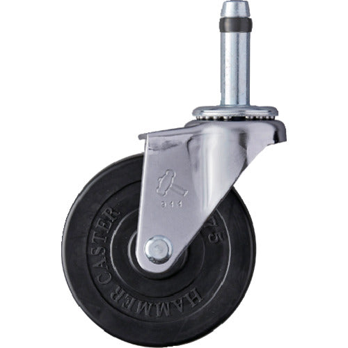 Hammer with plug-in swivel rubber wheel 75mm 420K-R75 1 piece