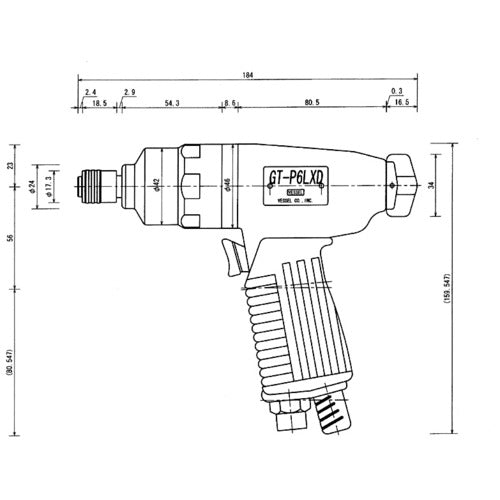 ＶＥＳＳＥＬ　エアードライバー　ＧＴ−Ｐ６ＬＸＤ　GT-P6LXD　1 台