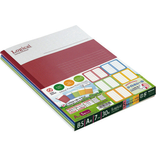 나카바야시 스윙 로지컬 노트 5P A괘 B501A-5P 1조