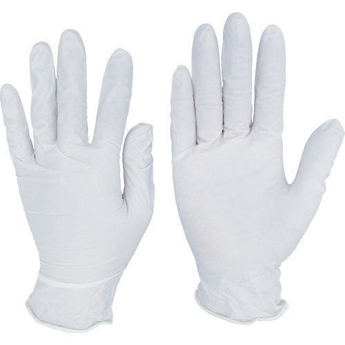 Teijin Nitrile Gloves Powdered White M (100 pieces) NBR-P10WM 1 box