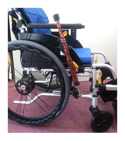 Wheelchair brake extension rod Endeavour / HE-001 Red/Floral pattern 1