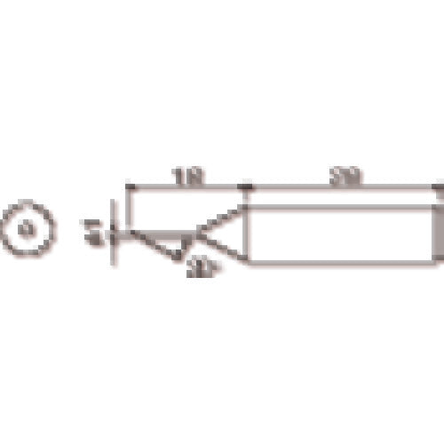 ＥＮＧＩＮＥＥＲ　ＳＫ−３０シリーズ用ハンダコテチップ　ST-13　1 個