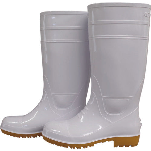 Fukuyama Rubber Oil-resistant boots with toe caps Galore #1 White M GLA1-MH 1 pair