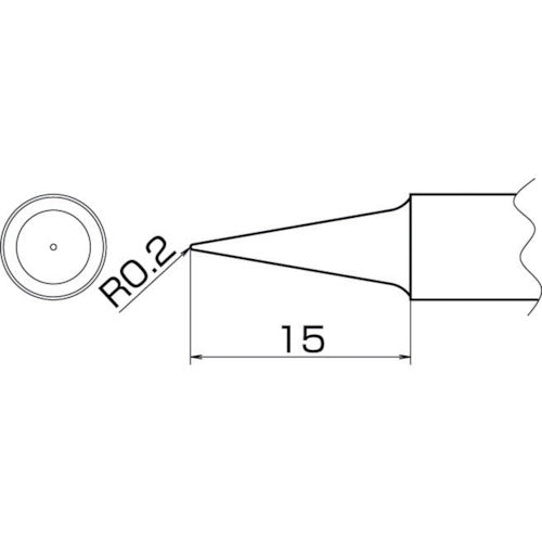 白光　こて先　ＢＬ型　T20-BL　1 本