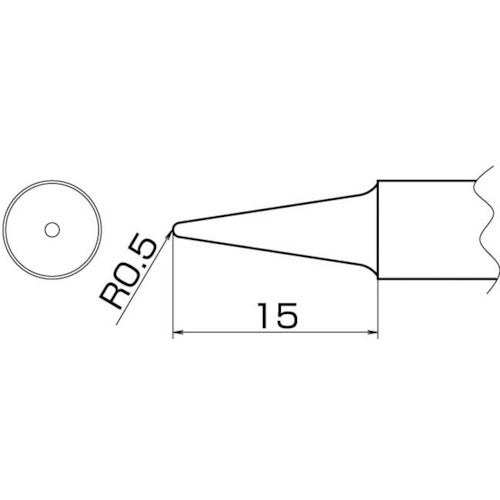 白光　こて先　２ＢＬ型　T20-BL2　1 本