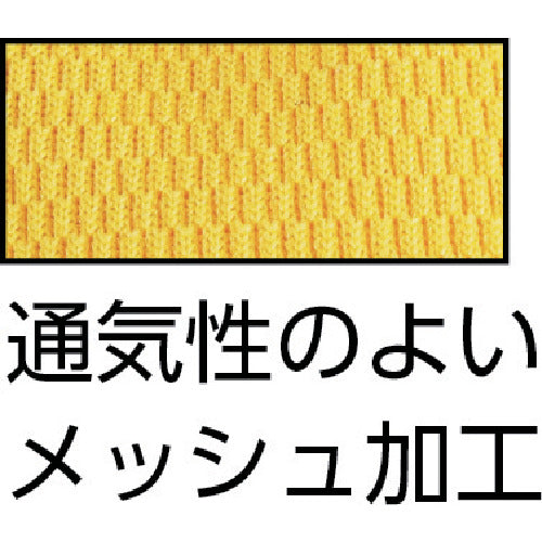 ＴＲＵＳＣＯ　ＰＵ薄手手袋エンボス加工　イエロー　Ｍ　TPUM-Y-M　1 双