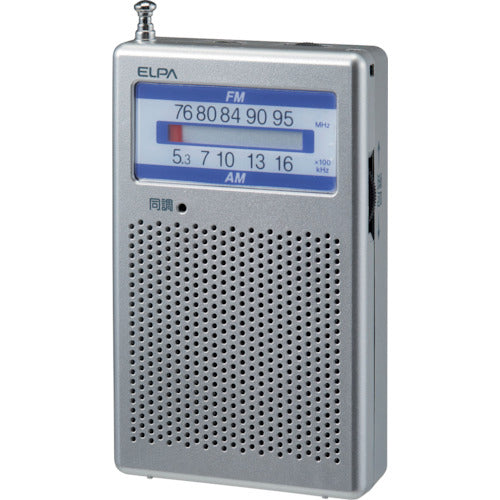 ELPA AM/FM 포켓 라디오 ER-P60F 1대