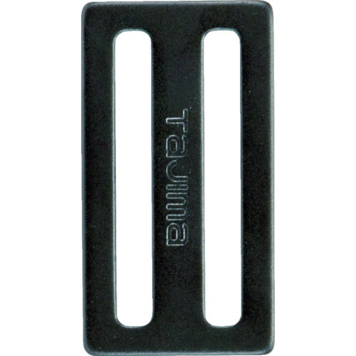 タジマ　Ｄ環止め（アルミ２穴）ブラック　TA-AD2BK　1 個