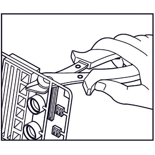 쓰리 피크스 플라스틱 니퍼(스프링 부착) 125 mm SP-13 1 쵸